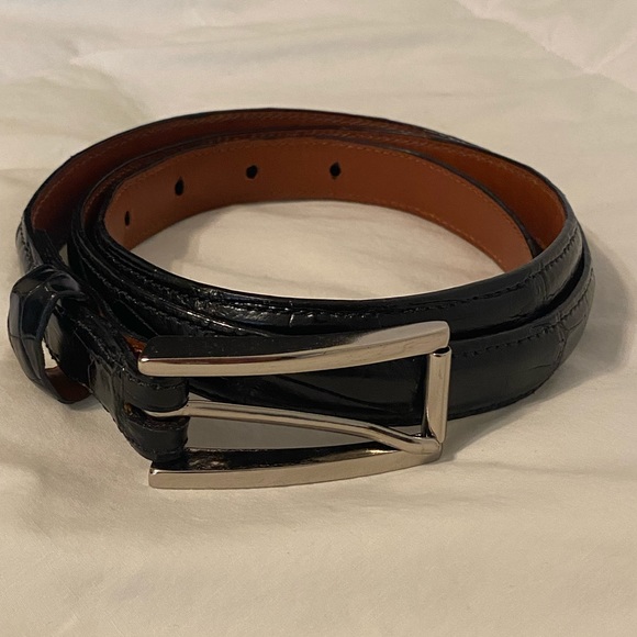 Cole Haan Genuine American Alligator Belt - Picture 1 of 9